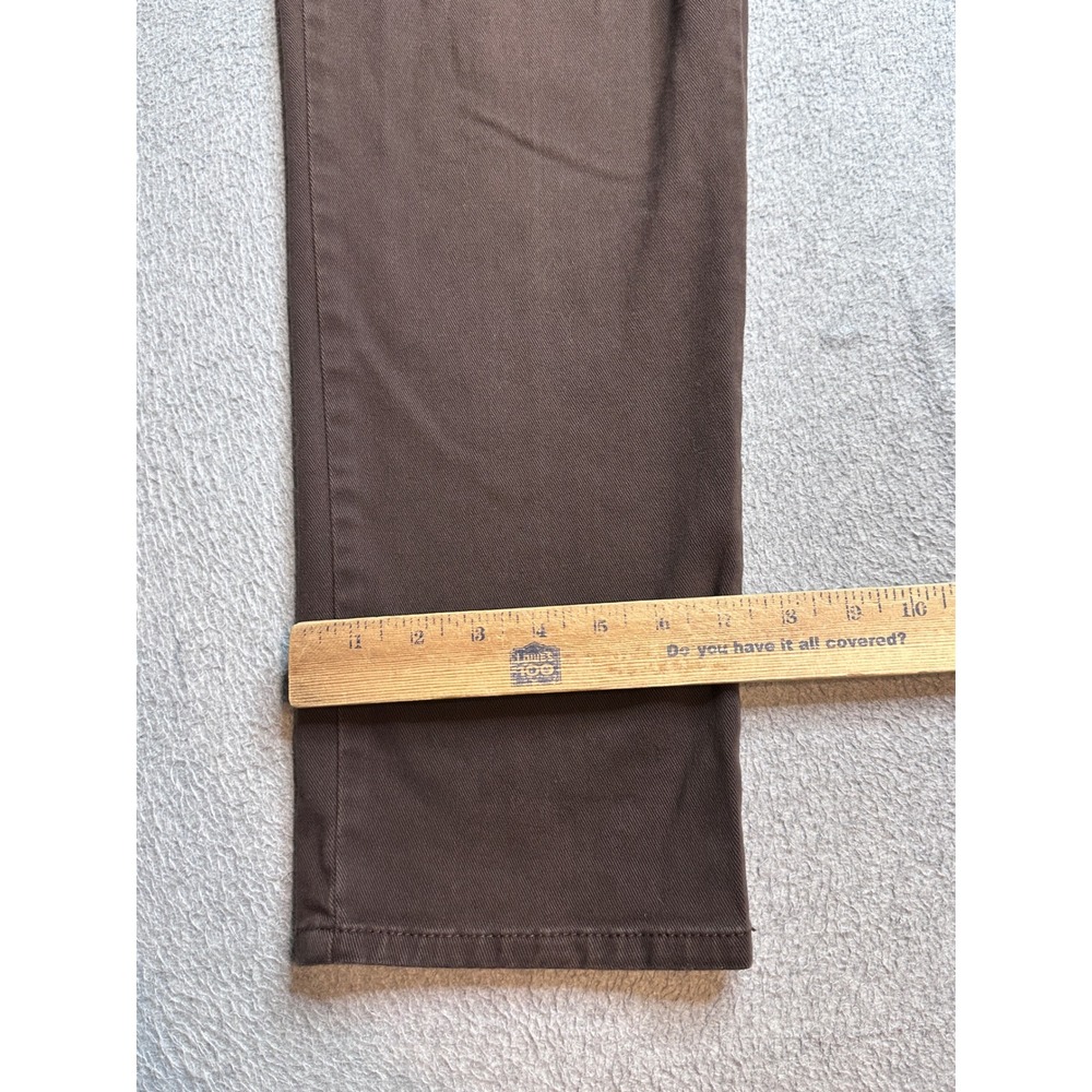 Gloria Vanderbilt Amanda Tapered Jeans Womens 10 Short Brown Denim High Rise - Picture 12 of 14